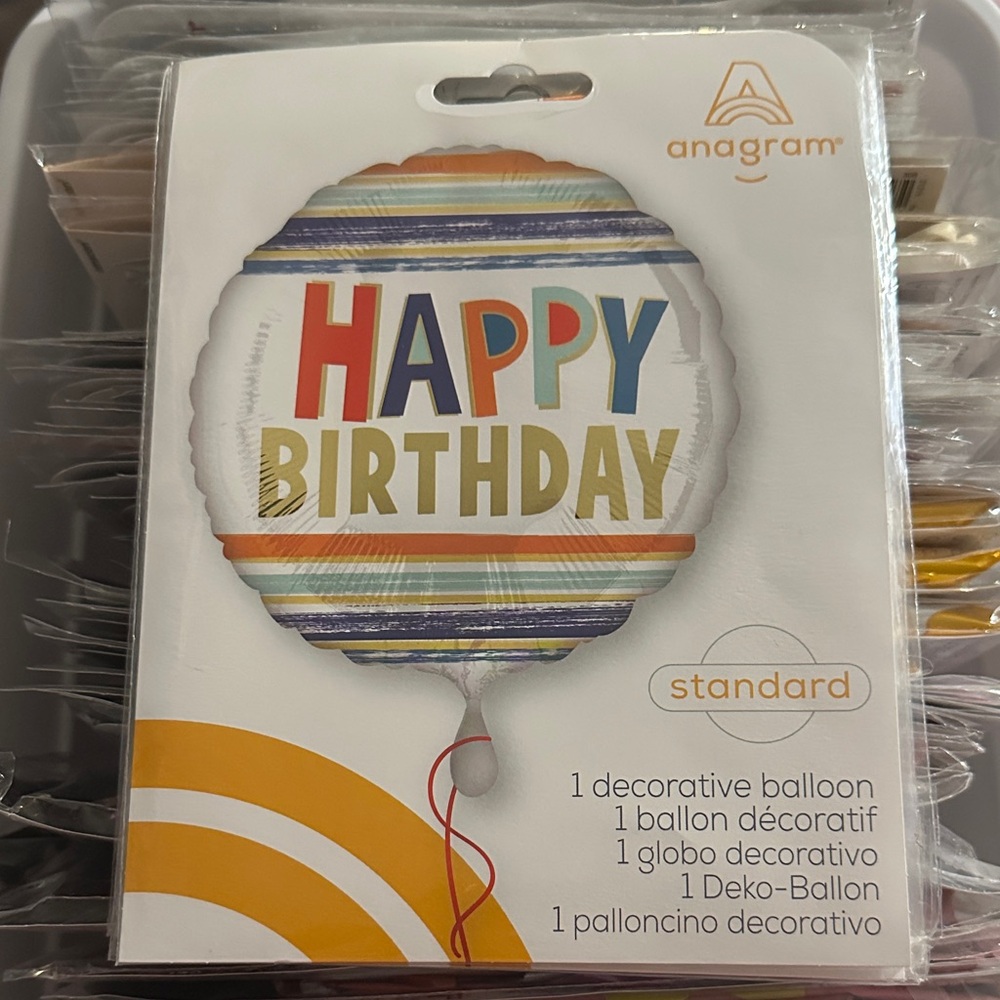 Anagram Happy Birthday Balloon